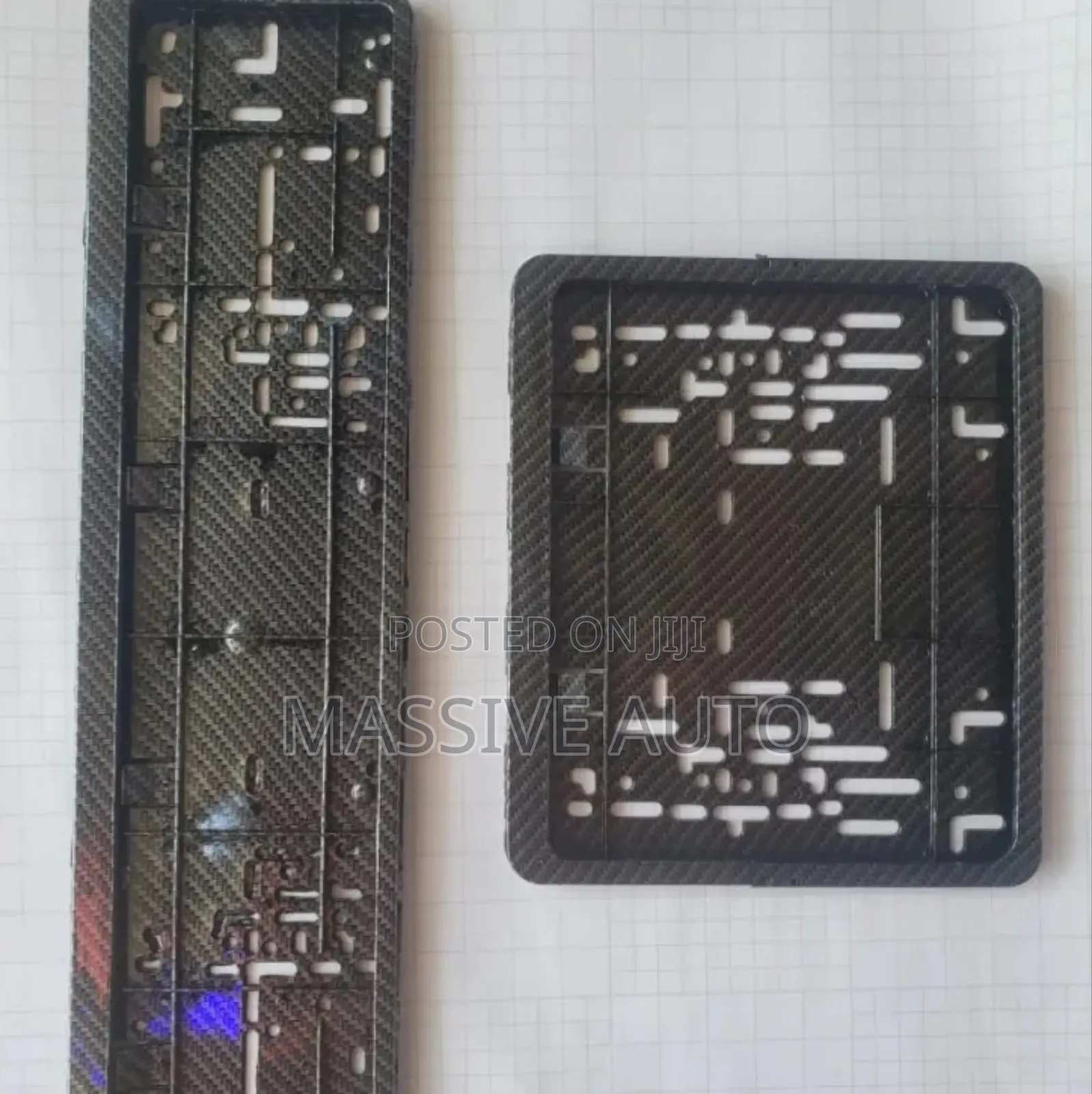 Carbon  Black Number Plates Holder/ Carbon Plates Holder