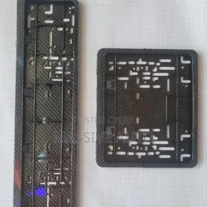Carbon  Black Number Plates Holder/ Carbon Plates Holder