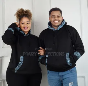 Ankara Couple Hoodie Goals!