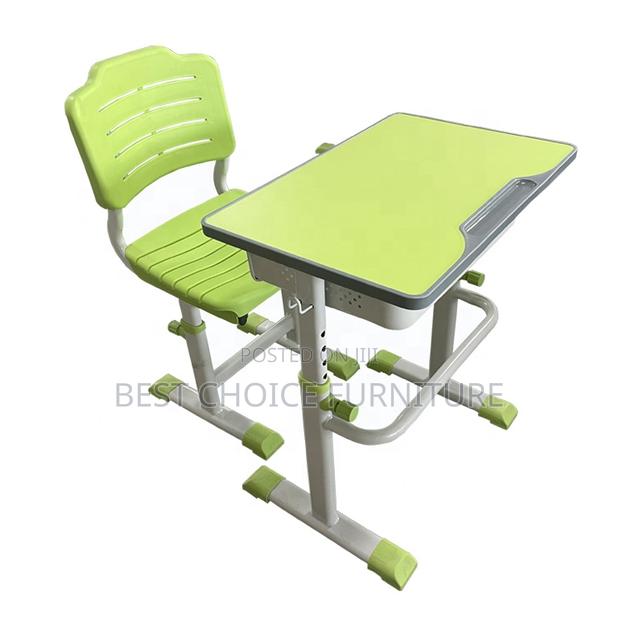 Kids Combo : Blue and White Ergonomic Study Table and Chair Set. - thumbnail 6