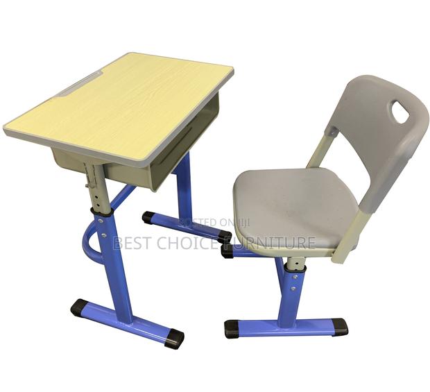 Kids Combo : Blue and White Ergonomic Study Table and Chair Set. - thumbnail 13