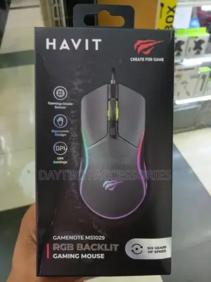 Havit Gamenote Ms1029 Rechargeable RGB Backlit Wired Gaming Mouse