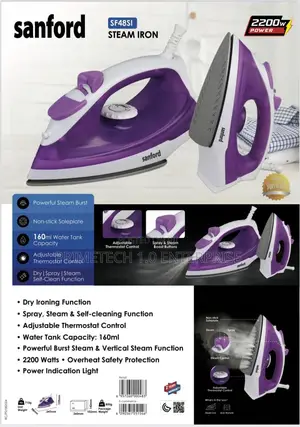 Sanford 2200watts Steam Iron Box