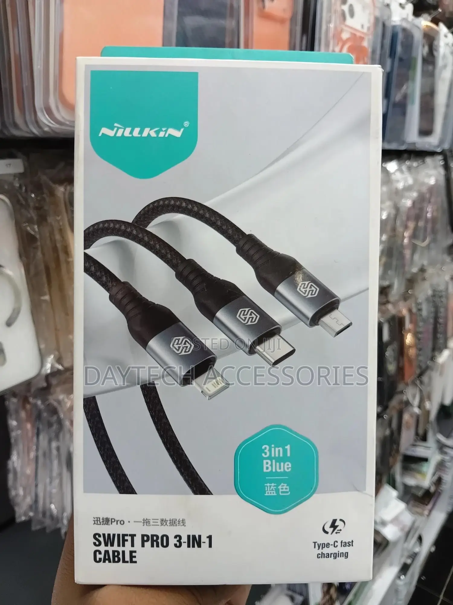 The Nillkin Swift Pro 3-in-1 Cable Durable Charging Cable Solution