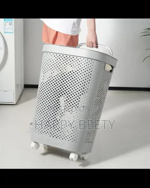Rolling Laundry Hamper With Lid
