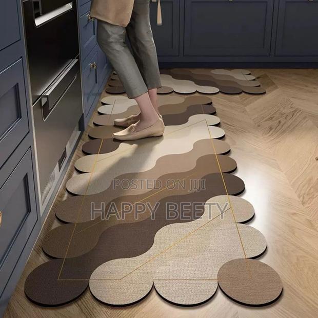 Big Size,Thick Super Absorbent Modern Kitchen Mats. 2pc Set - thumbnail 2