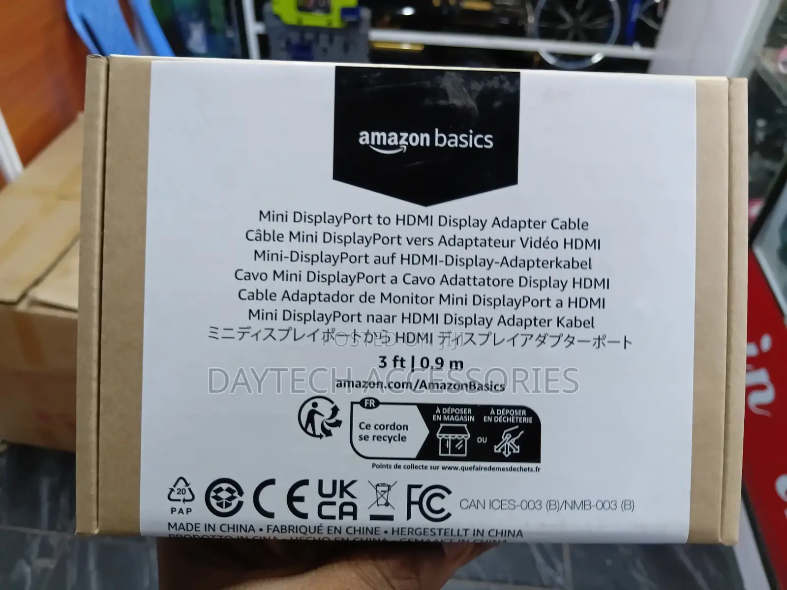 Amazon Basics Mini Displayport to Hdmi Adapter Cable.