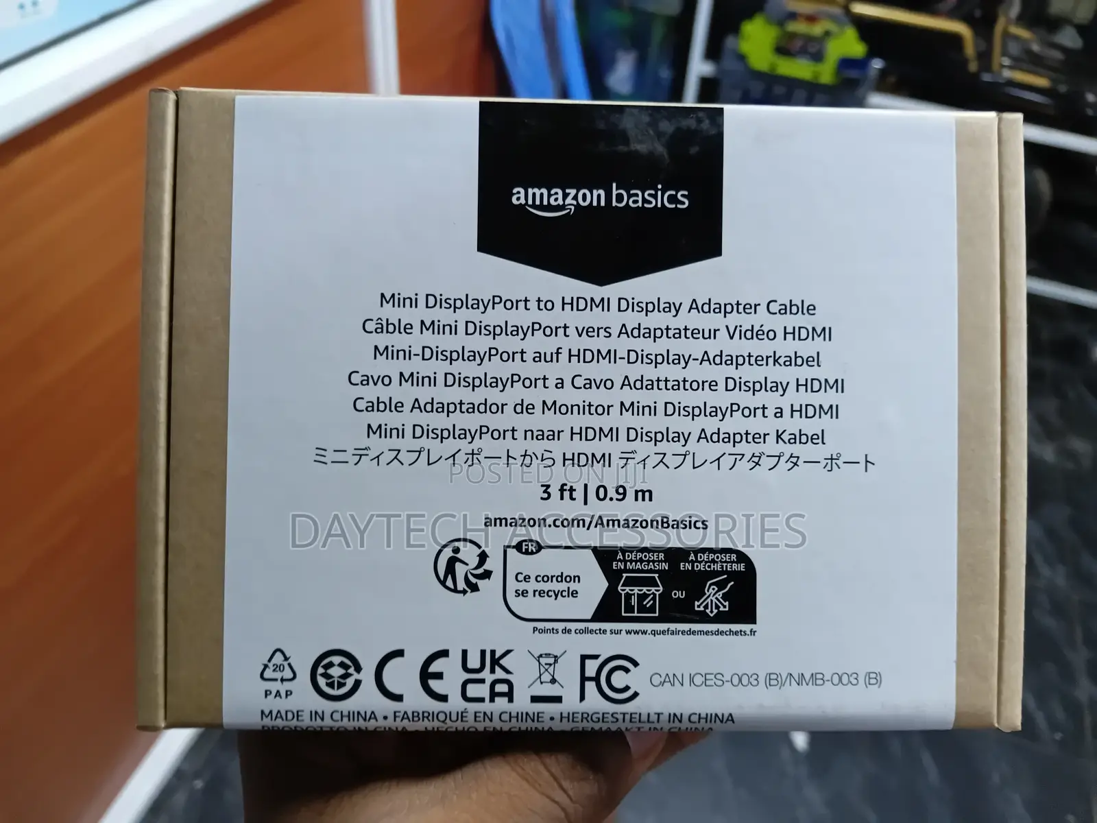 Amazon Basics Mini Displayport to Hdmi Adapter Cable.