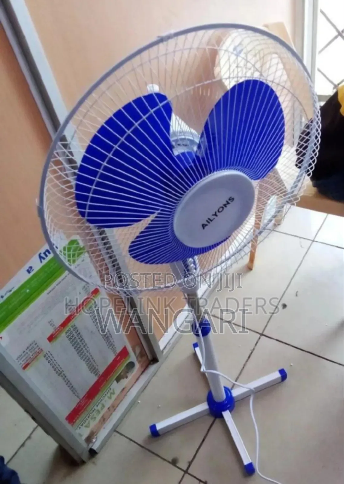 Blue Ailyon 18inch Standing Fan