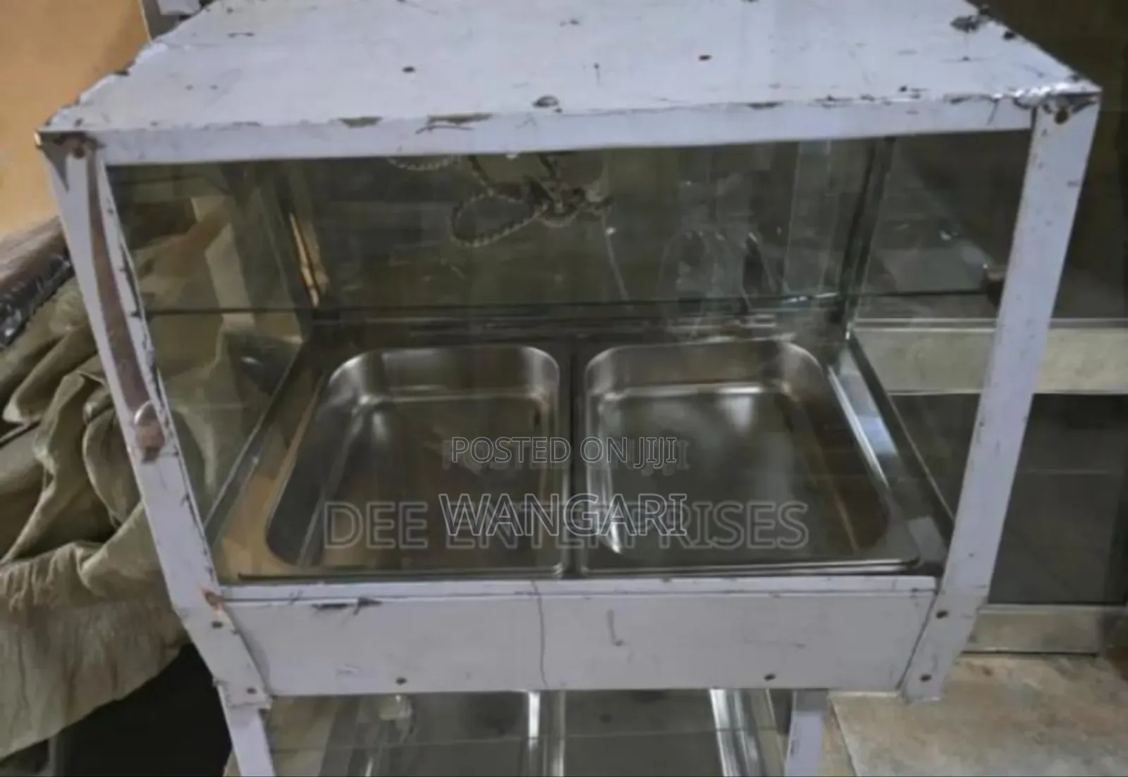 With Double Plates Chips Warmer Double Insert