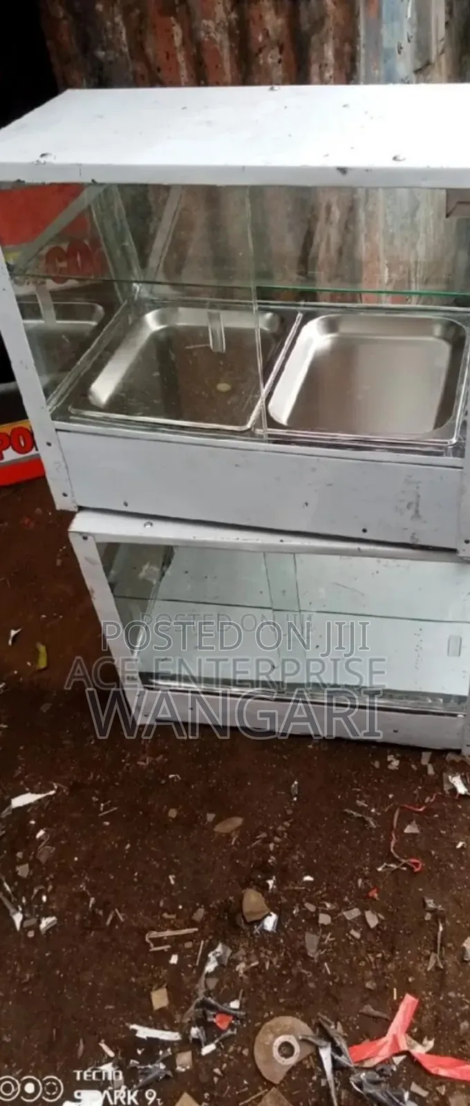 Pure Electric Chips Warmer Double Insert