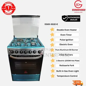 Eurochef 60*65 , 3g + 1 E Standing Cooker