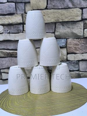 White Ceramic Mugs - thumbnail 2