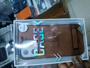 iPhone 16 Pro Max, a Brown Leather-Style Finish, 360-Degree Fall P