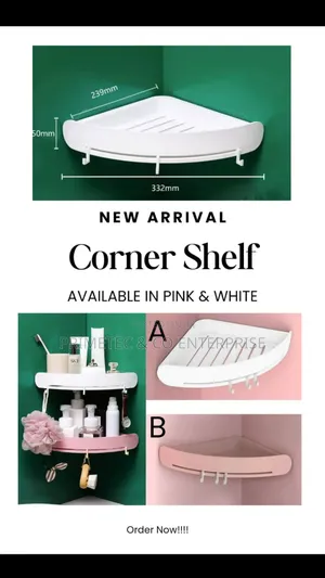 Corner Bathroom/Kitchen Organizer