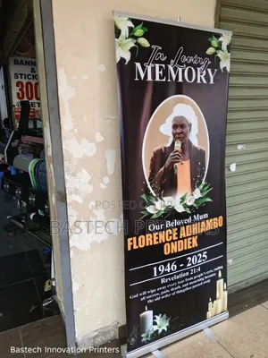 Funeral / Church Narrow Base Roll Up Banner