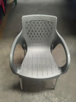 Complast Armchair With Metal Tubing Legs/ Stands