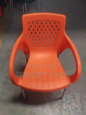 Complast Armchair With Metal Tubing Legs/ Stands
