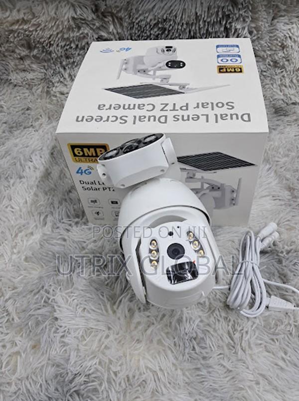 Ubox 6mp 4g Dual Lens Solar Camera For Outdoor Use