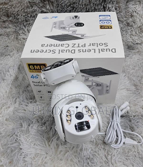 Ubox 6mp 4g Dual Lens Hd Solar Surveillance Camera