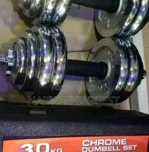 Strongest New Chrome 30kgs Dumbells