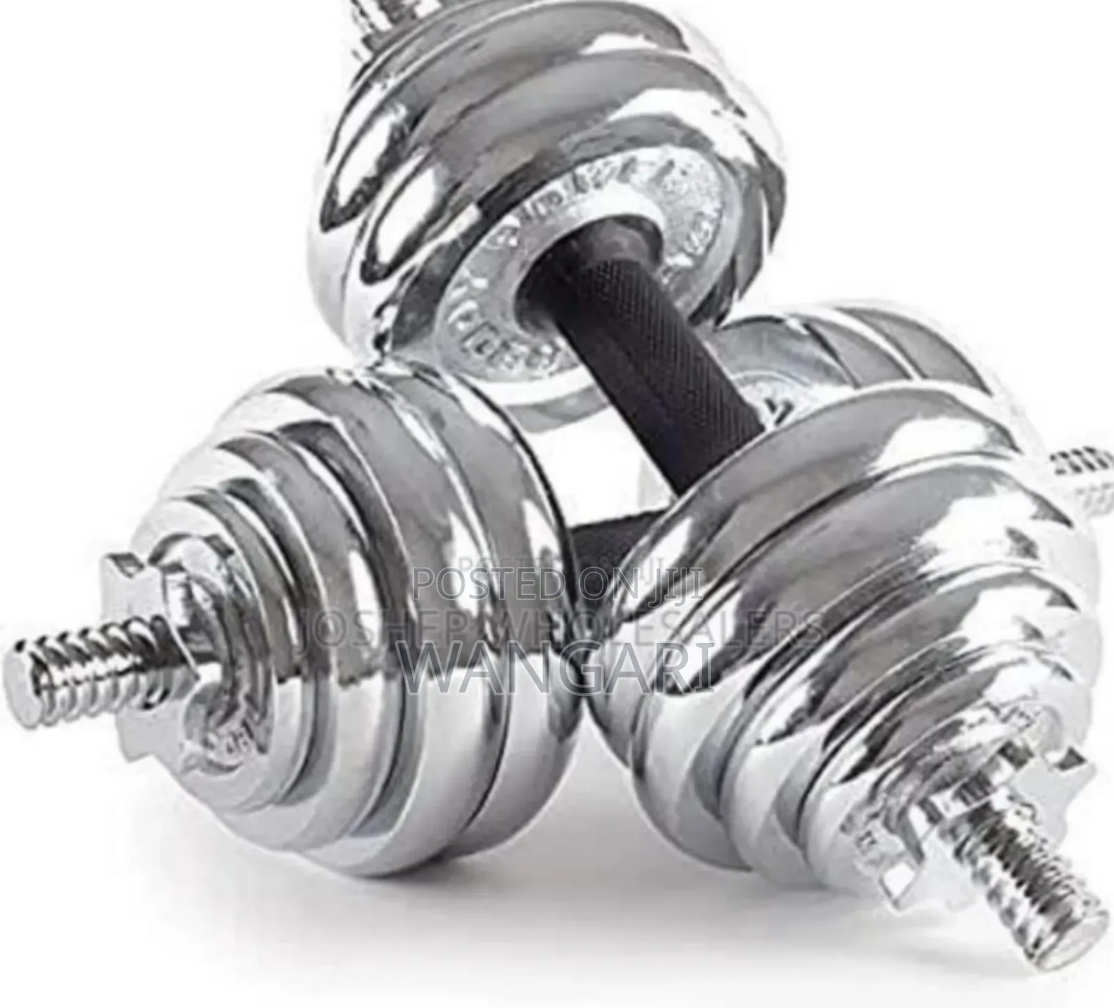 15kgs Pair Chrome 30kgs Dumbells