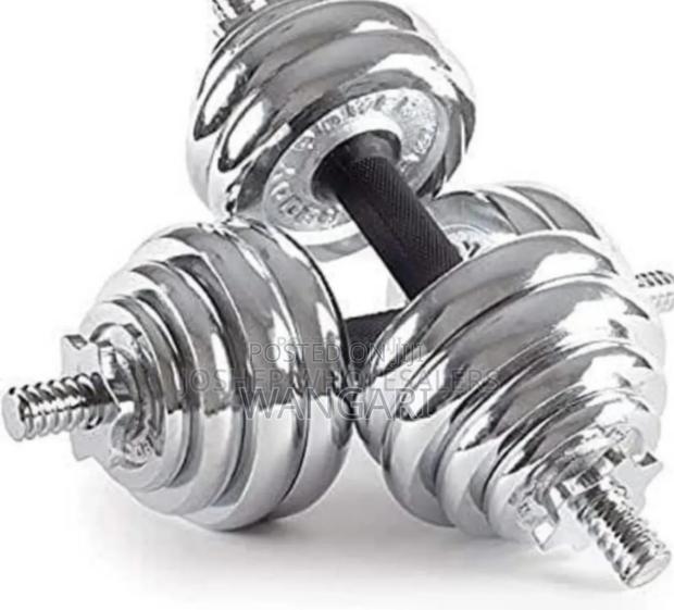 15kgs Pair Chrome 30kgs Dumbells