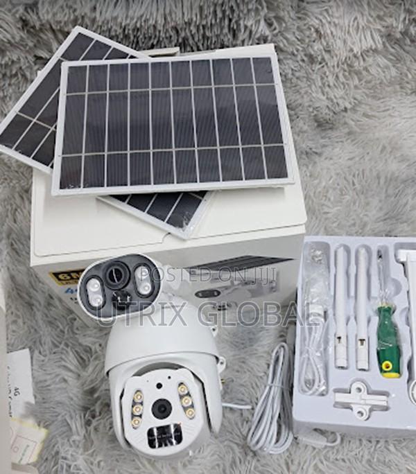 Ubox 6mp 4g Dual Lens Camera With Dual Solar Panels