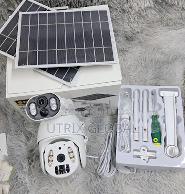 Ubox 6mp 4g Dual Lens Outdoor Solar Ptz Camera
