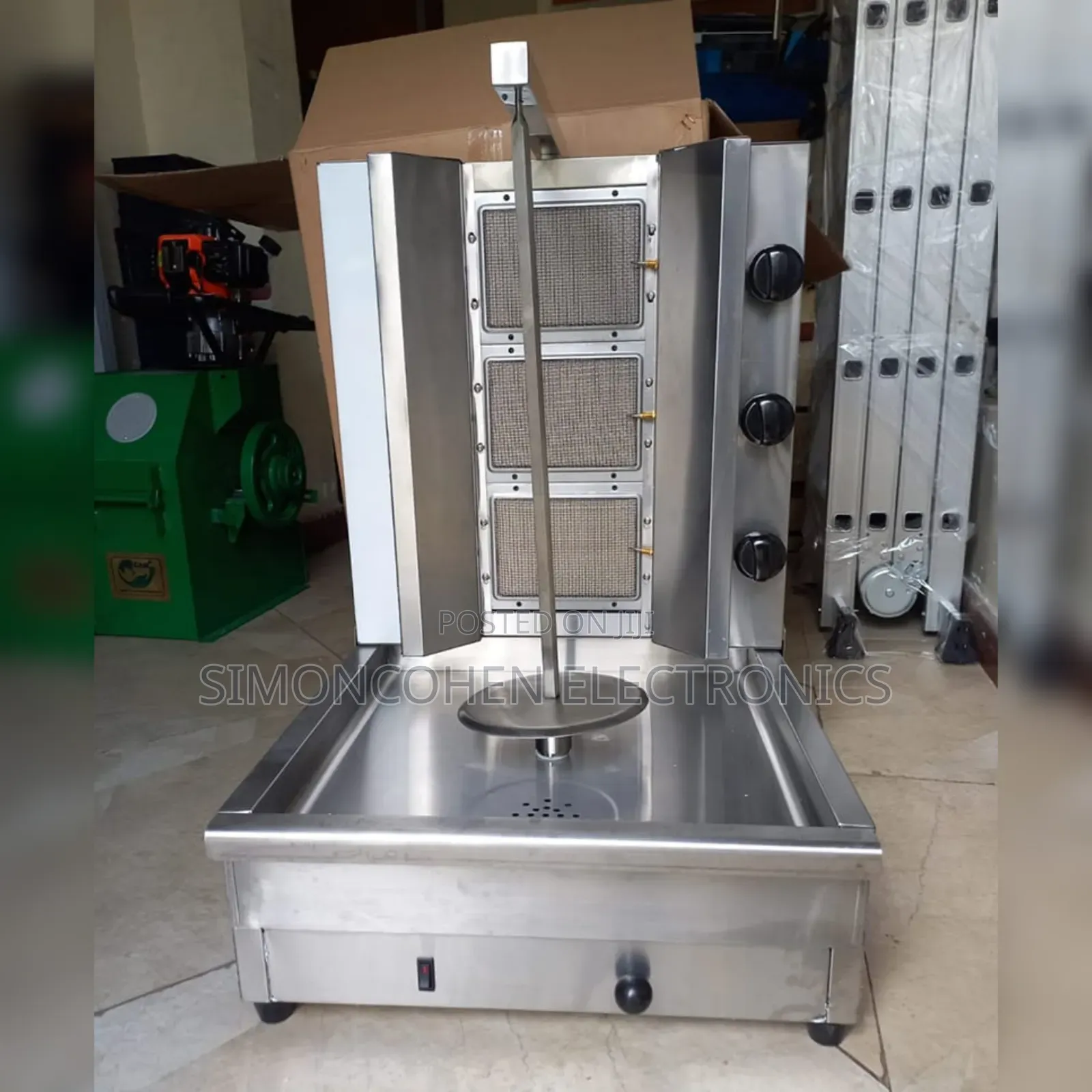 Commercial Gas Shawarma Machine 3 Burner