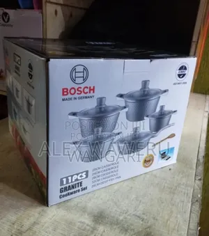 Cartoned. Original Bosch 11pcs Cookwares