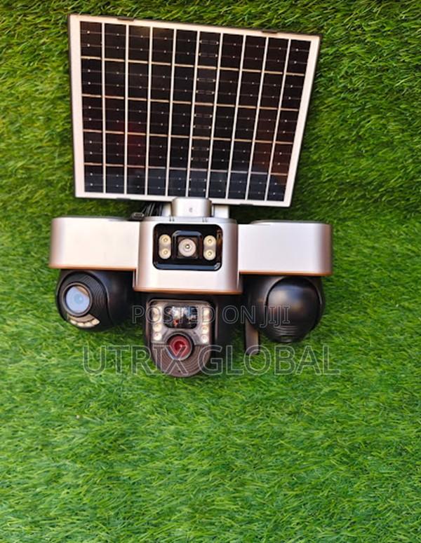 4g Solar Triple Lens Smart Security Camera - main view