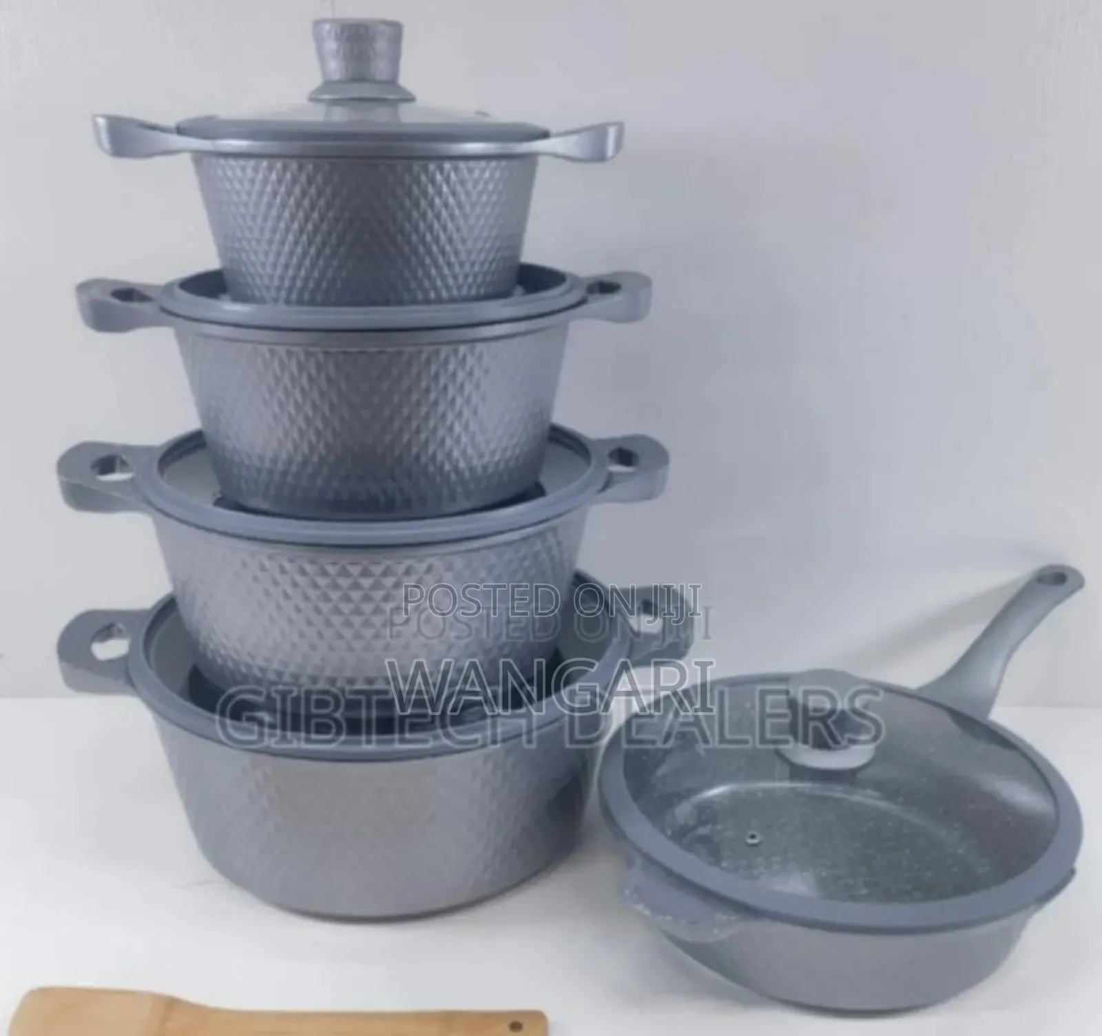 Colour Light Grey Bosch 11pcs Cookwares