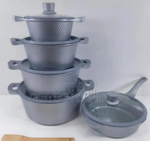 Colour Light Grey Bosch 11pcs Cookwares - main view