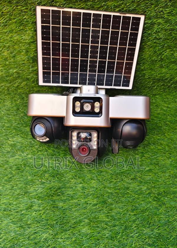 3 Lens Solar 4g Cctv Camera Full Coverage