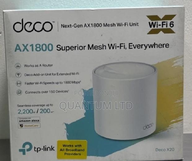 Tp-Link Deco X20 Ax1800 Whole Mesh Wi-Fi 6 System