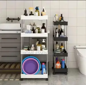 Multipurpose Storage Rack With Wheels.