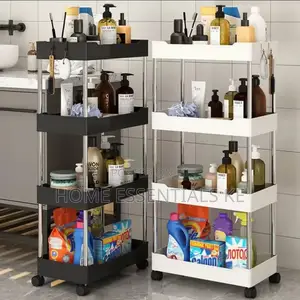 Multipurpose Storage Rack With Wheels.