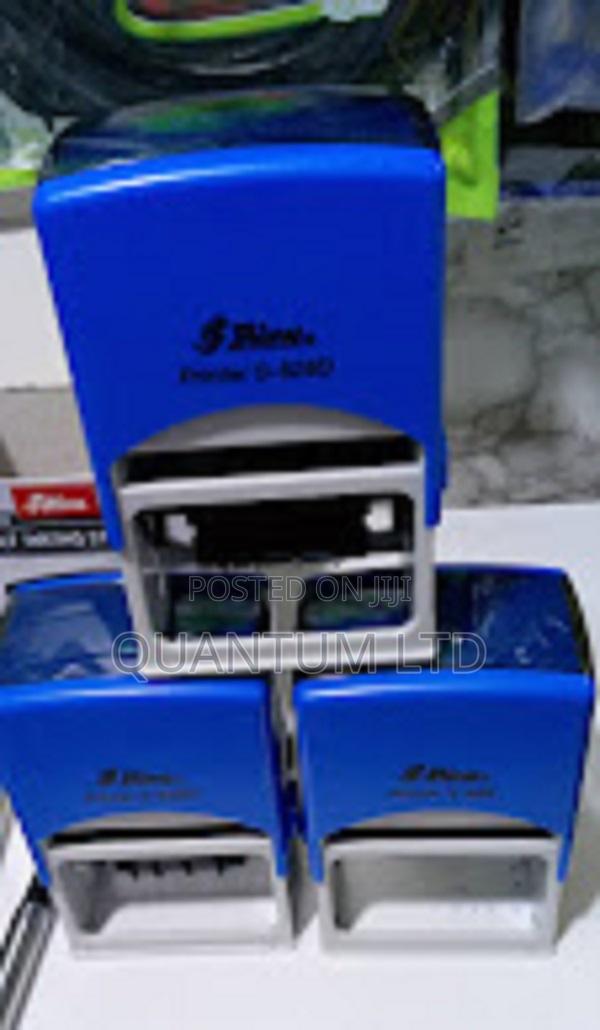 Self Inking Rubber Stamps With Changeable Dates - main view