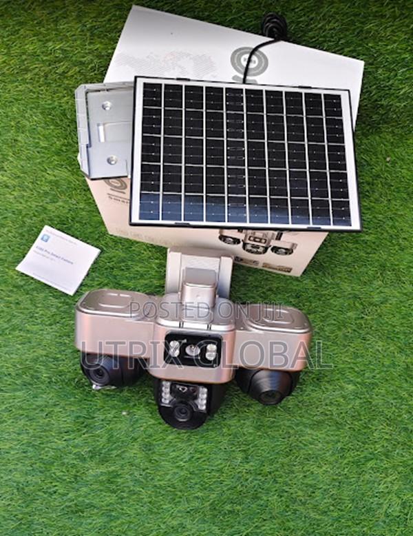 3 Lens 4g Solar Camera Full App Pan Tilt Control