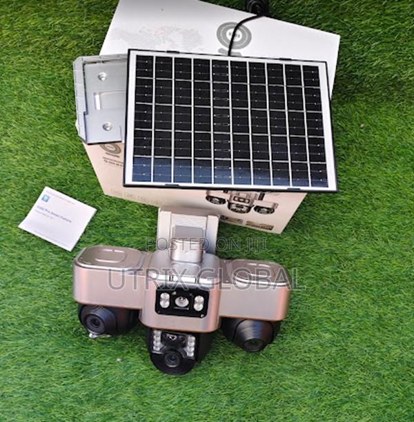 3 Camera Lens Solar 4g Ptz Cctv System