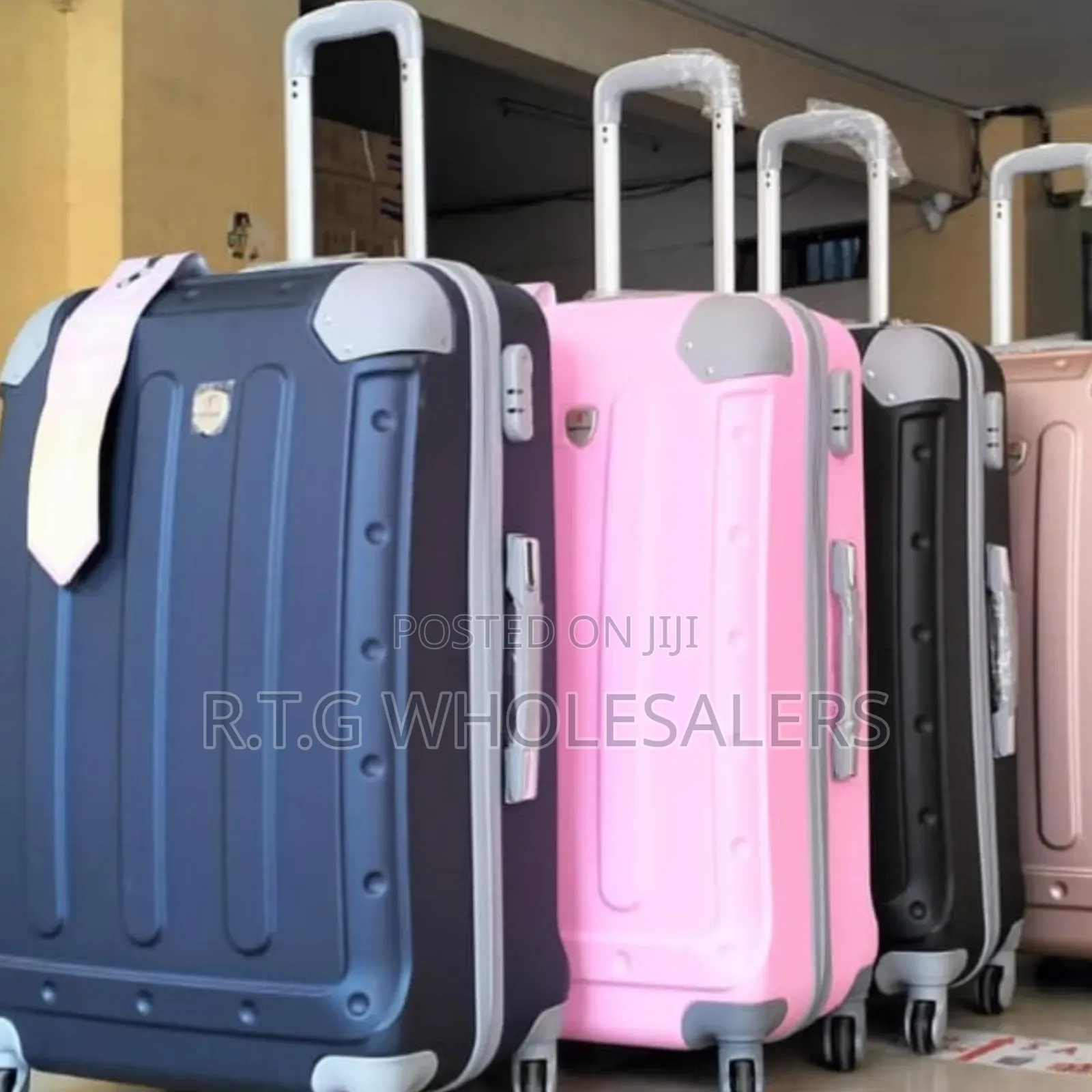 Premium 3-Piece Fibre Briefcase Travel Bag