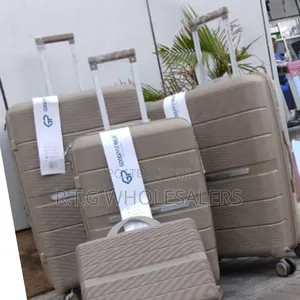 4-in-1 Unbreakable Luxury Rubber Suitcase Set