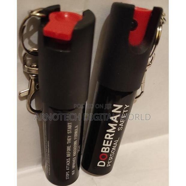 Self Defense Keychain Spray With Quick Release Finger Grip - main view