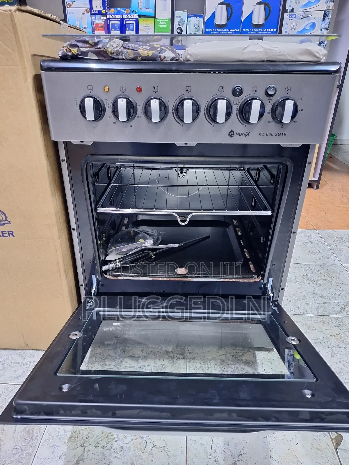 Nunix Kz- 660- 3gas+ 1electric 60×60 Cooker