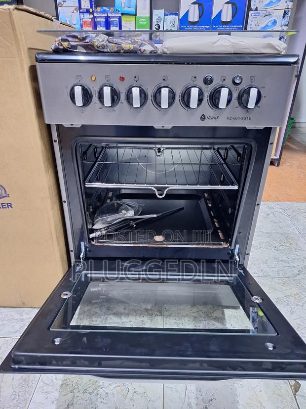 Nunix Kz- 660- 3gas+ 1electric 60×60 Cooker