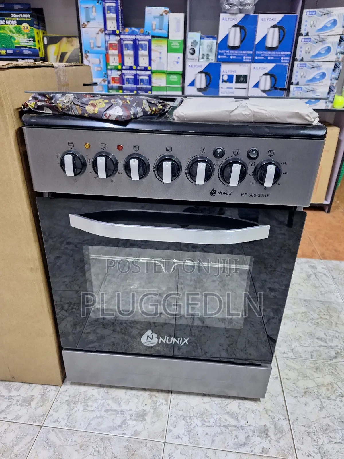 Nunix Kz- 660- 3gas+ 1electric 60×60 Cooker