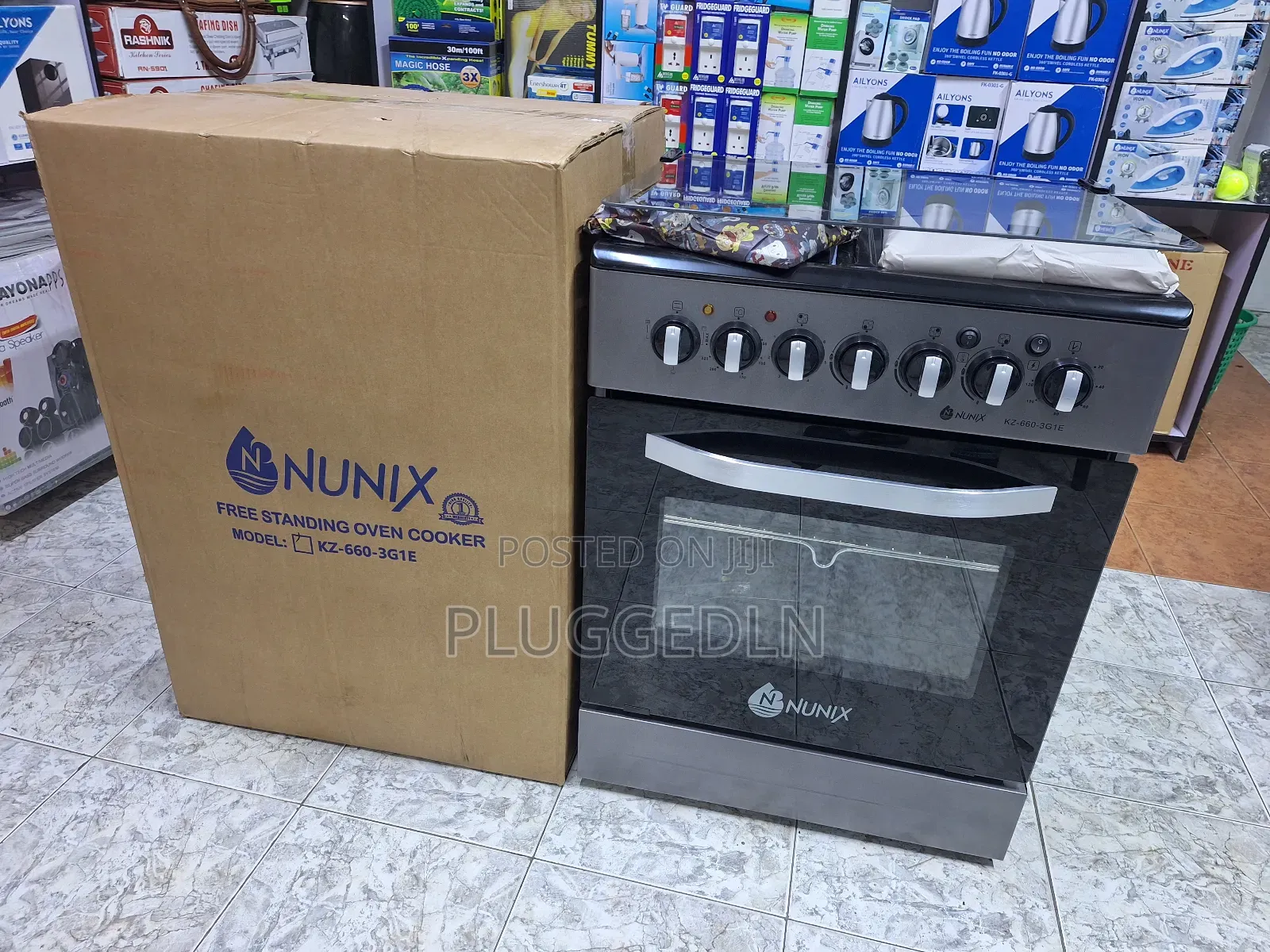 Nunix Kz- 660- 3gas+ 1electric 60×60 Cooker