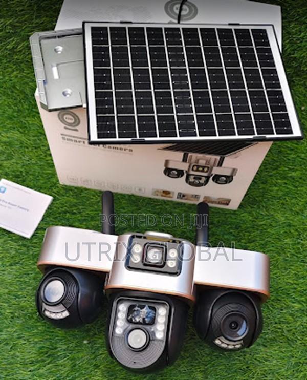 Triple Lens 4g Solar Ptz Camera Remote View