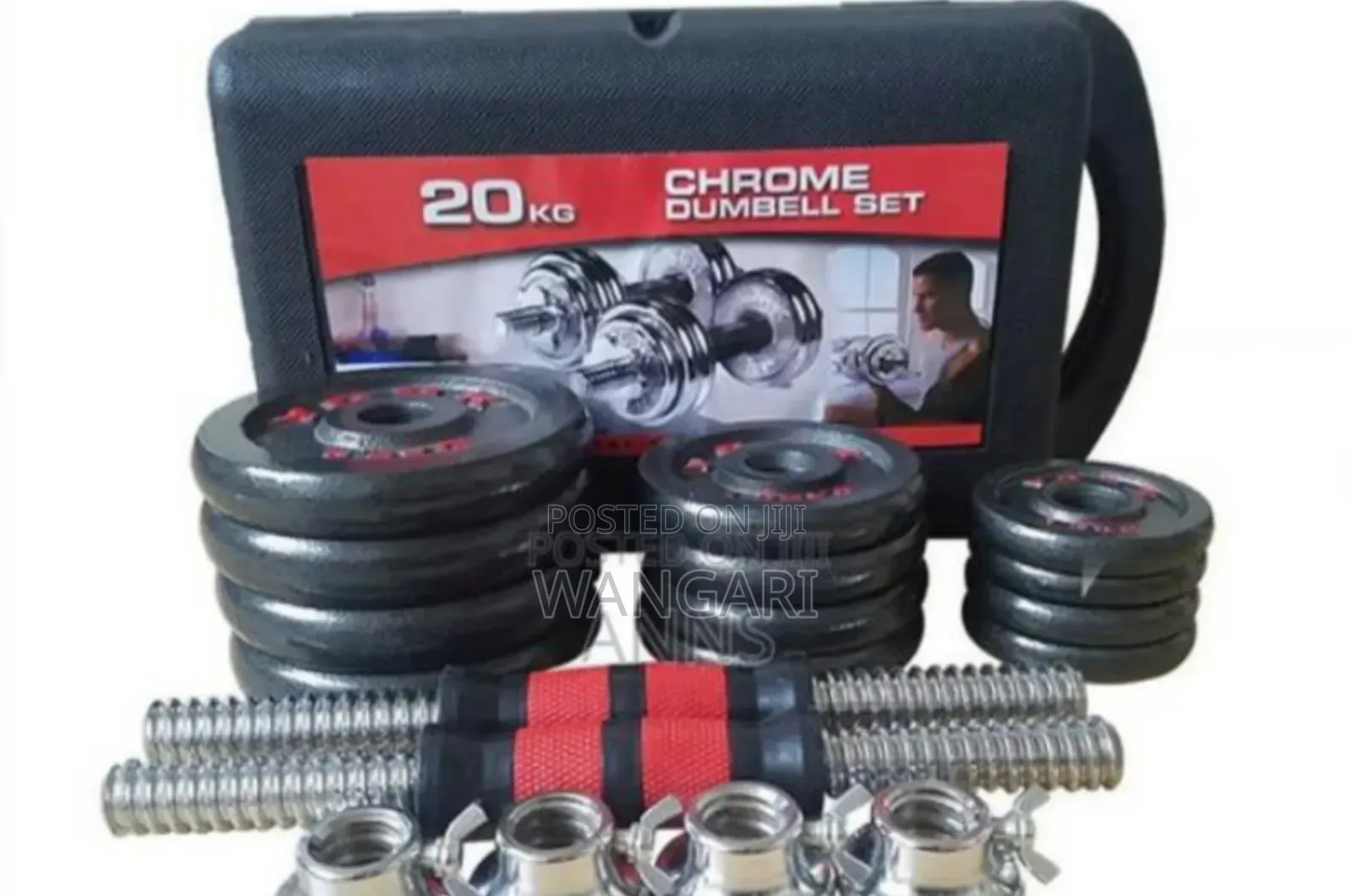 10kgs Pair 20kgs Chrome Dumbells